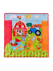 Çiftlik Temalı Bebek Aktivite Halısı Dişlikli Aynalı ve Top Havuzlu - 3