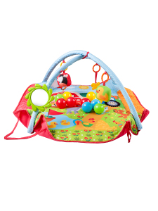 Çiftlik Temalı Bebek Aktivite Halısı Dişlikli Aynalı ve Top Havuzlu - 6
