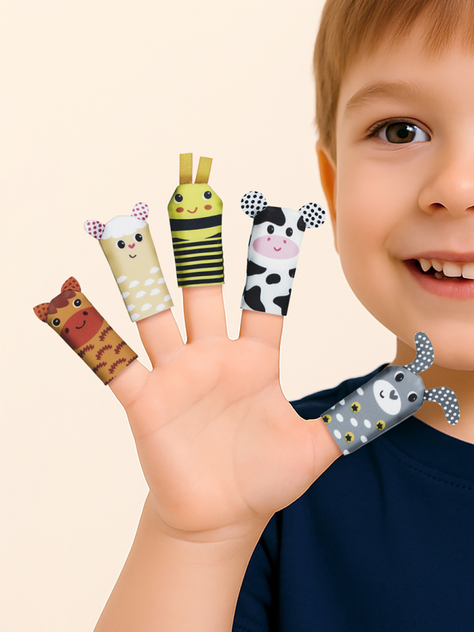 Çiftlik Temalı Parmak Kukla Seti - 1