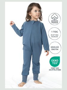 Çocuk Patikli 1 TOG Uyku Tulumu - Indigo - Zuppers