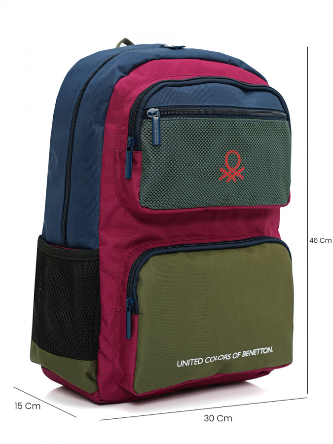 Çok Renkli Unisex Günlük Kullanım Sırt Çantası - 6