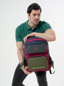 Çok Renkli Unisex Günlük Kullanım Sırt Çantası - UC Benetton