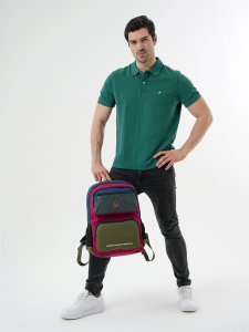 Çok Renkli Unisex Günlük Kullanım Sırt Çantası - 2