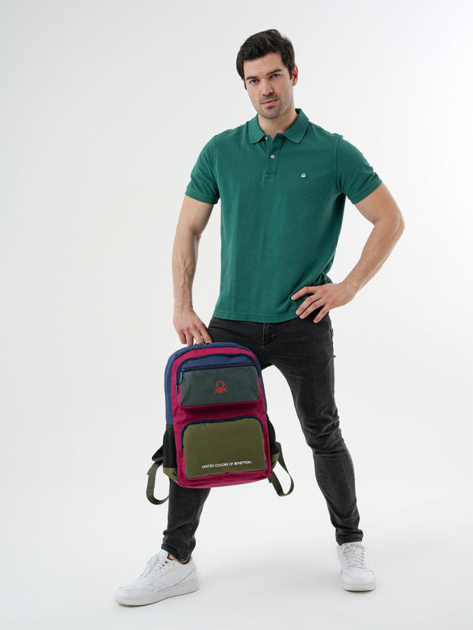 Çok Renkli Unisex Günlük Kullanım Sırt Çantası - 2