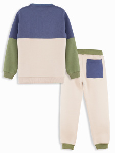 Color Block Boy Tracksuit - 4