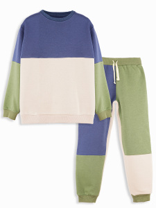 Color Block Boy Tracksuit - 3