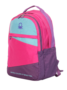 Color Blocking Kız Çocuk Sırt Çantası - 2