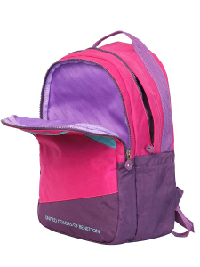 Color Blocking Kız Çocuk Sırt Çantası - 5