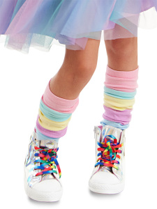 Colorful Girl Leg Warmer - Denokids