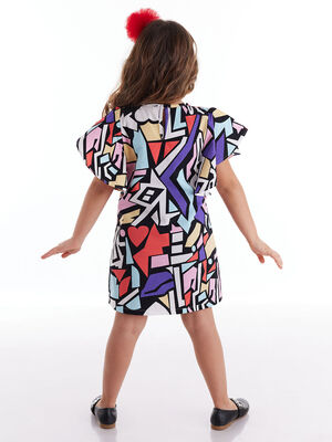 Colourful Girl Dress - 2