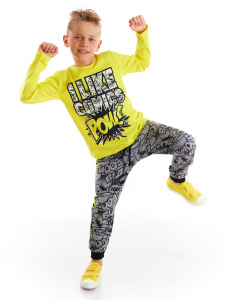 Comics Boy T-shirt&Pants Set - 