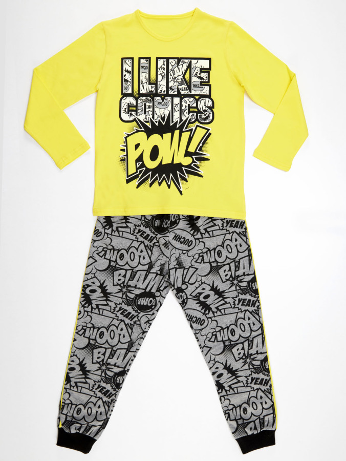 Comics Boy T-shirt&Pants Set - 3