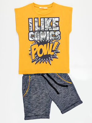 Comics Erkek Çocuk T-shirt Şort Takım