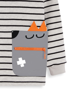 Cool Boy Striped Sweatshirt - 5