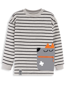 Cool Boy Striped Sweatshirt - 3