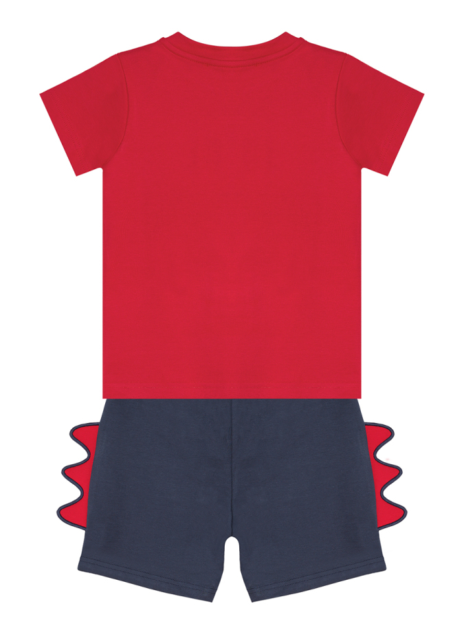 Cool Dino Erkek Çocuk Yazlık T-shirt Şort Takım - 4