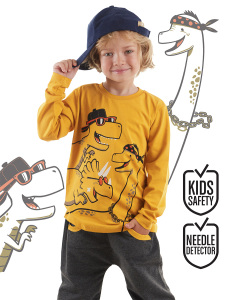Cool Dinolar Erkek Çocuk T-shirt Eşofman Altı Takım - Denokids