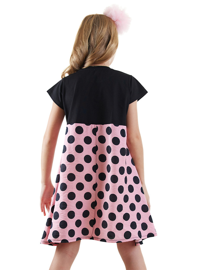 Cool Kitty Girl Polka Dot Dress - 2