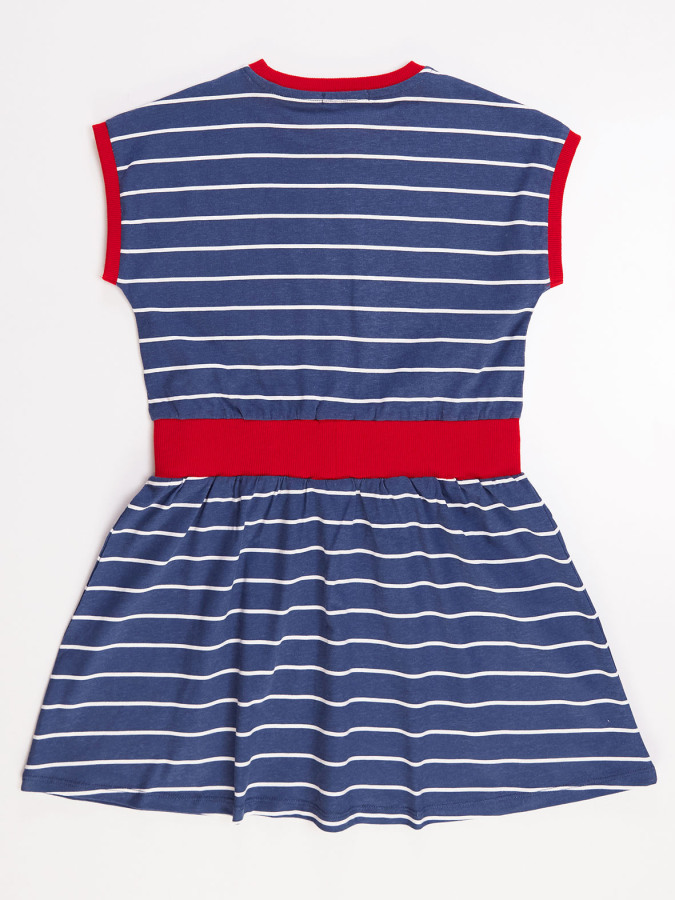 Cool Melon Striped Dress - 4