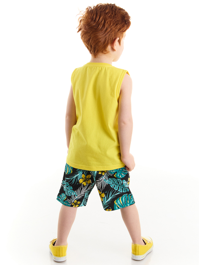 Cool Monkey Erkek Çocuk T-shirt Şort Takım - 2