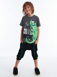 Cool Music Boy Capri T-shirt Set - Thumbnail