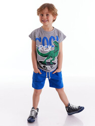 Cool Rex Boy T-shirt&Shorts Set - Thumbnail
