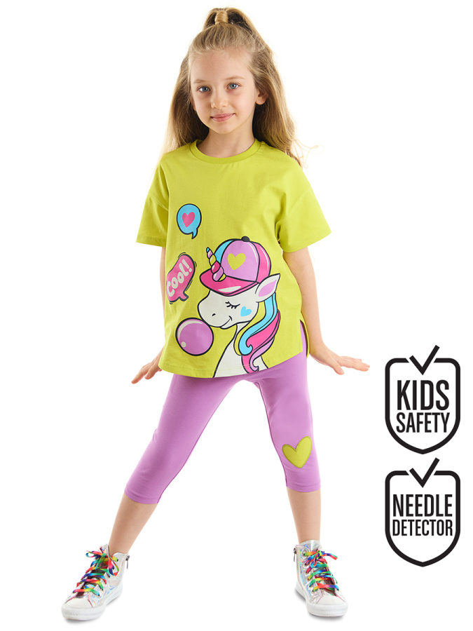Cool Unicorn Girl T-shirt&Leggings Set - 1