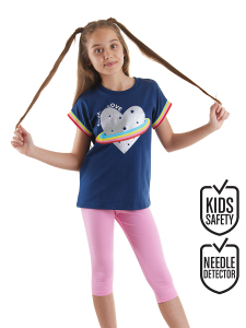 Cosmic Love Kız Çocuk Yazlık T-Shirt Tayt Takım - MSHB&G