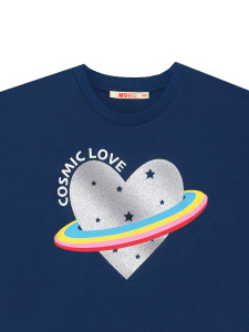 Cosmic Love Kız Çocuk Yazlık T-Shirt Tayt Takım - 8