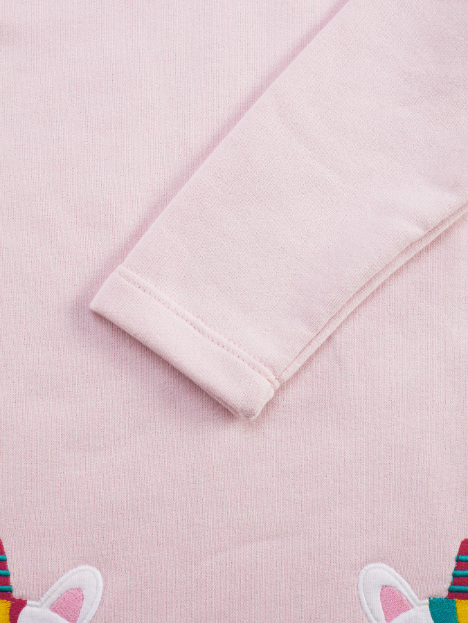 Cowcorn Pembe Kız Çocuk Elbise - 8