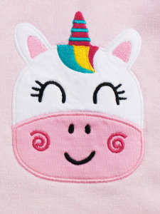 Cowcorn Pembe Kız Çocuk Elbise - 6
