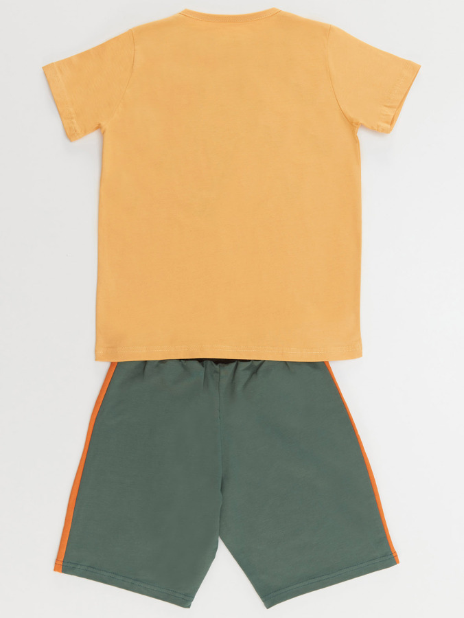 Croaching Tiger Boy T-shirt&Shorts Set - 4