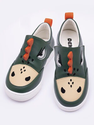 Crocodile Boy Green Sneakers