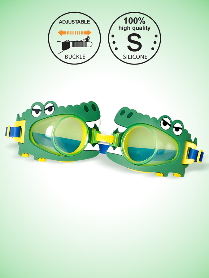 Crocodile Boy No Leak Swimming Goggles - 1