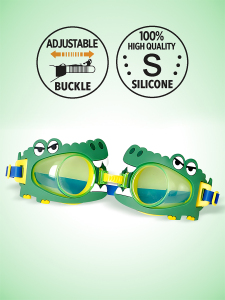 Crocodile Boy No Leak Swimming Goggles - Denokids