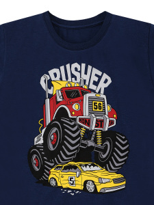 Crusher Arabalı Erkek Çocuk Yazlık T-shirt Şort Takım - 7