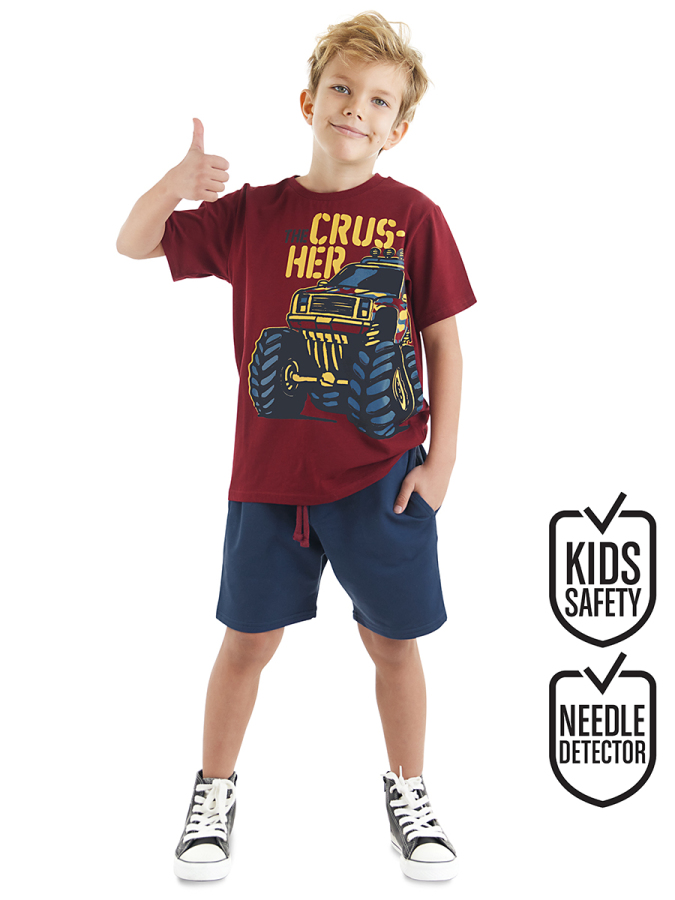 Crusher Erkek Çocuk T-shirt Şort Takım - 1