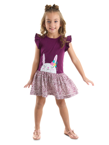 Cute Bunny Girl Dress - Denokids