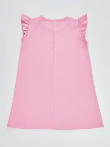 Cute Bunny Pink Girl Dress - 4