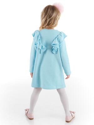 Cute Cat Blue Girl Dress - 2