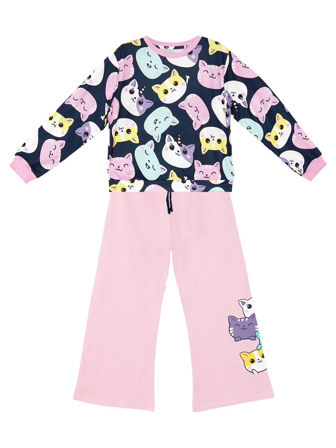 Cute Cats Girl Tracksuit - 4