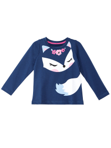 Cute Fox Kız Çocuk Rahat T-shirt Pantolon Takım - 5