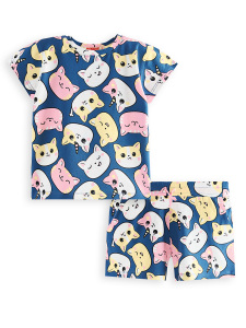 Cute Kitties Girl T-shirt&Shorts Set - 3
