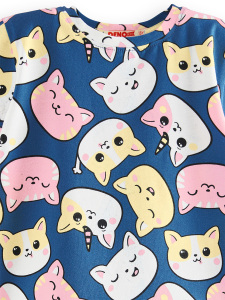 Cute Kitties Girl T-shirt&Shorts Set - 6