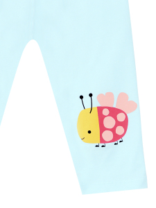 Cute Ladybug Girl T-shirt&Leggings Set - 2