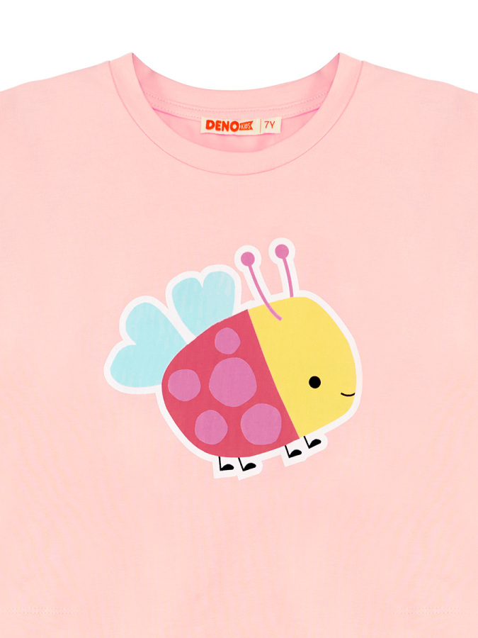 Cute Ladybug Girl T-shirt&Leggings Set - 10