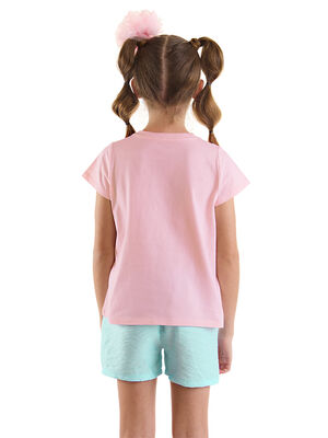 Cute Mermaid Girl T-shirt&Shorts Set