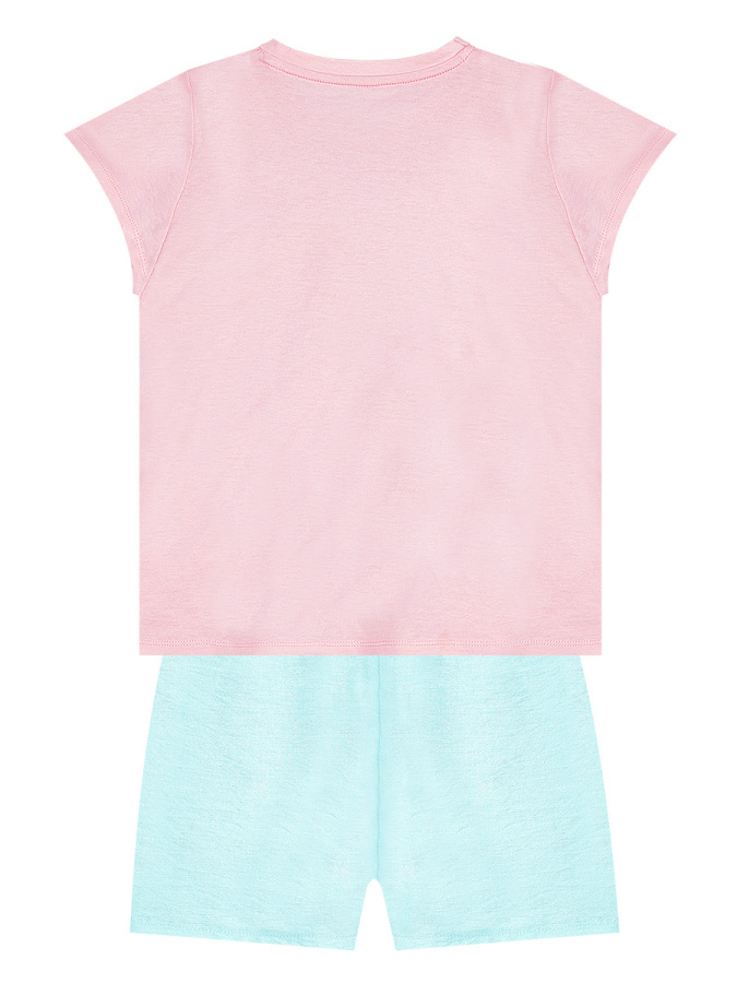 Cute Mermaid Girl T-shirt&Shorts Set - 4