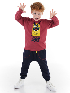 Cute Monster Pantolon Takım - Denokids