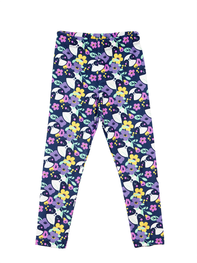 Cute Sloth Girl Lilac T-shirt and Leggings Set - 7